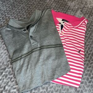 Nautica & Izod Polo Shirt.  Size XL. 100% Cotton